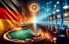 Symbolhafte Darstellung des Glücksspiels in Deutschland