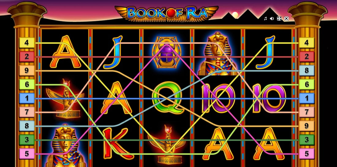 Screenshot von Book of Ra 