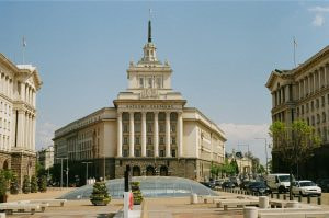 Das bulgarische Parlament in Sofia 