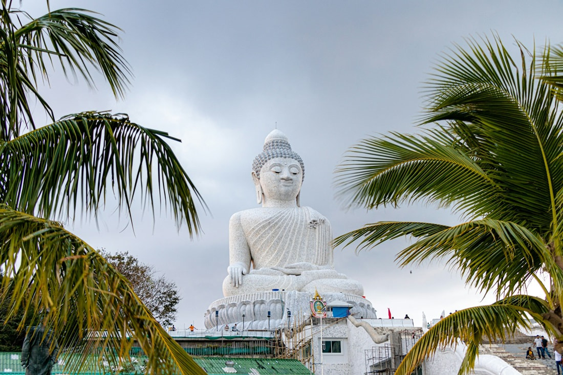 Aufnahme einer Buddha-Statue in Thailand