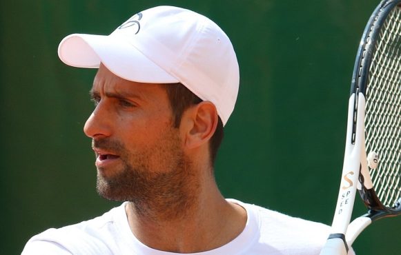 Foto des Tennisspielers Novak Djokovic