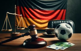 Symbolhafte Darstellung der anstehenden Verhandlung von Gamesright und Tipico vor dem BGH