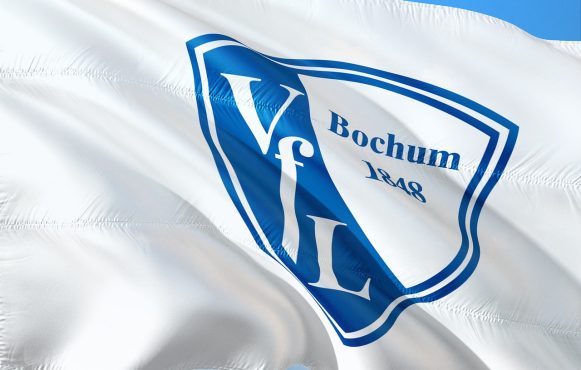 Vereinsfahne des VfL Bochum