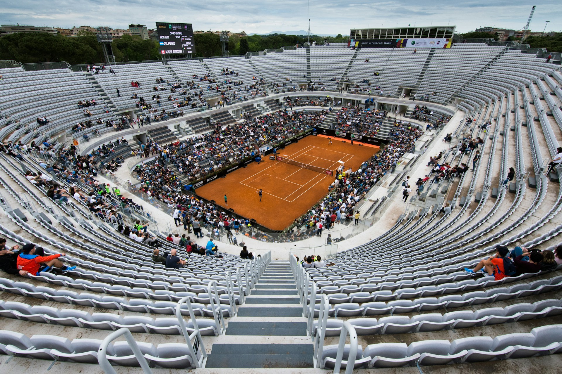 Center Court beim ATP Turnier in Rom