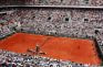 Bild eines Tennisstadions bei den French Open in Paris