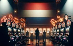Symbolhafte Darstellung des wachsenden Glücksspiel-Schwarzmarktes in den Niederlanden