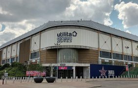 Außenaufnahme der Sheffield Arena.