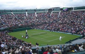 Foto des Centercourt in Wimbledon