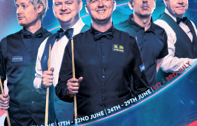 Plakat der BetVictor Championship League Snooker 2024.