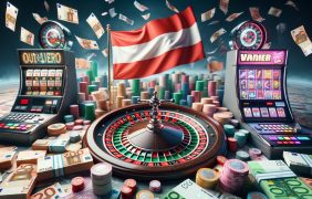 Symbolhafte Darstellung der steigenden Glücksspieleinnahmen in Österreich