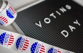 Sticker zur US-Wahl