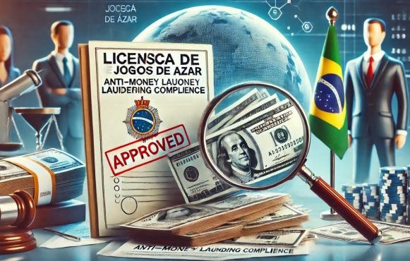 Symbolhafte Darstellung der Anti-Geldwäsche-Richtlinien in Brasilien