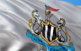 Mannschaftsflagge von Newcastle United.