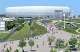 Foto der Allianz-Arena in München von außen.