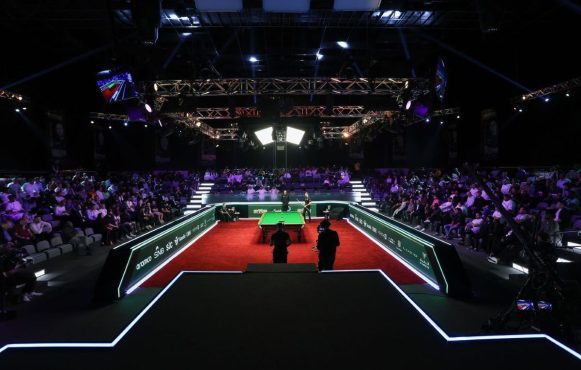 Aufnahme des Publikums bei den Riyadh Season World Masters.