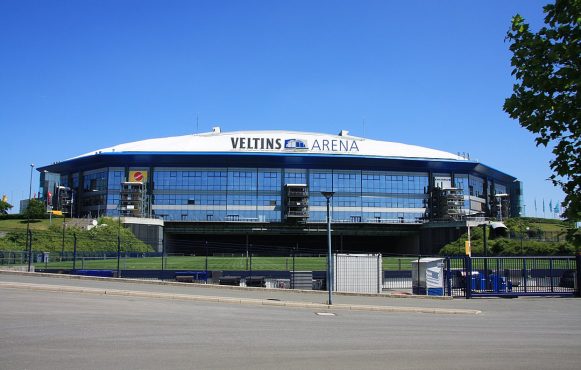 Die Veltins Arena im Jahre 2010.
