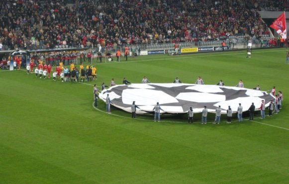 Foto eines Spiels der UEFA Champions League