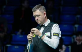 Aufnahme von Kyren Wilson bei den Snooker Wuhan Open.