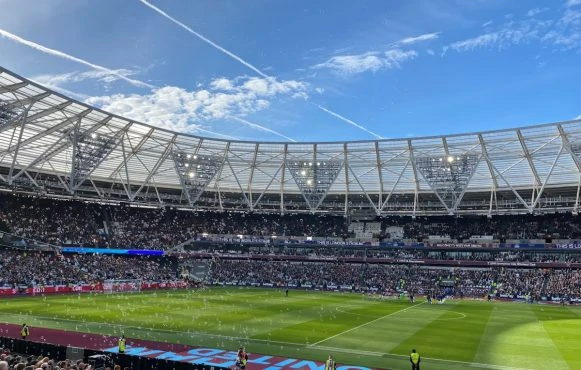 Fußballstadion von West Ham United, das London Stadion.