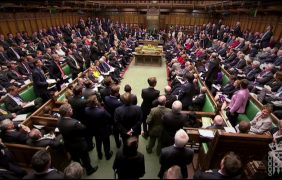 Parlament in London, Großbritannien.