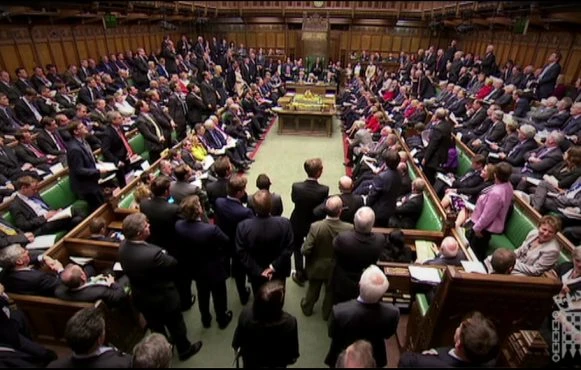 Parlament in London, Großbritannien.