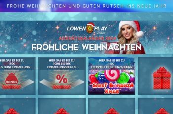 Löwen Play Adventskalender 2024: 32 Geschenke für Glücksspieler