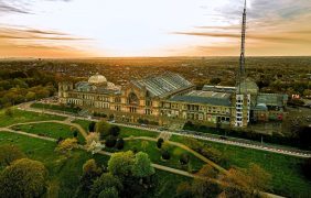 Aufnahme des Alexandra Palace in London.