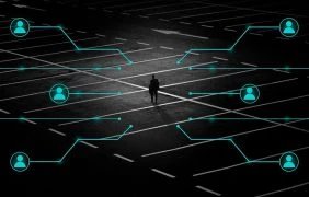 Symbolhafte Darstellung von Kundendaten