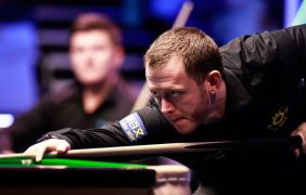 Aufnahme von Mark Allen bei den BetVictor Scottish Open.