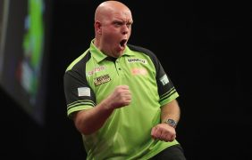 Foto des Darts-Profis Michael van Gerwen