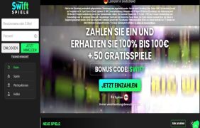 Foto des Swift Spiele Bonus für Neukunden