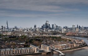 Aufnahme von London, England.