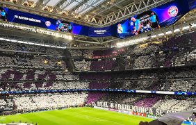 Ein Fußballstadion in der Champions League