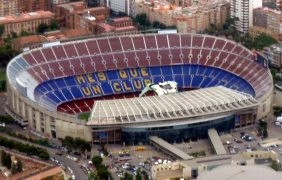 Das Stadion Camp Nou in Barcelona