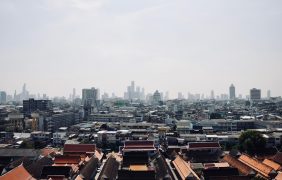 Skyline von Bangkok, Thailand.