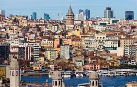 Aufnahme von Istanbul, Türkei.