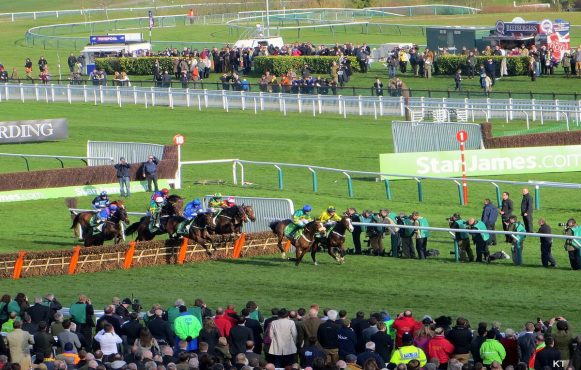 Rennbahn auf dem Cheltenham Racecourse