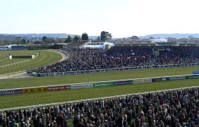 Rennbahn auf dem Cheltenham Racecourse