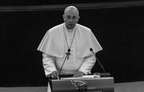 Der Papst im EU-Parlament.