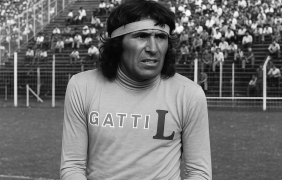 Foto des argentinischen Fußballers Hugo Gatti