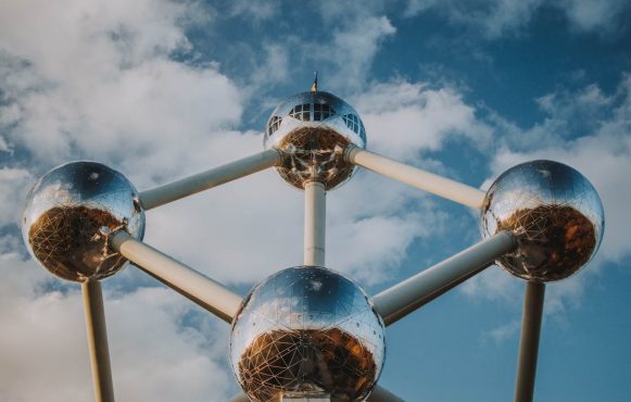 Das Atomium in Brüssel.