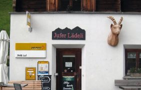 Aufnahme einer Filiale der Schweizerischen Post.