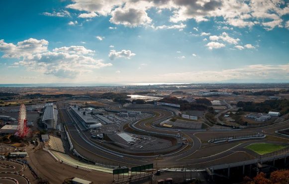 Aufnahme des Suzuka International Circuit.