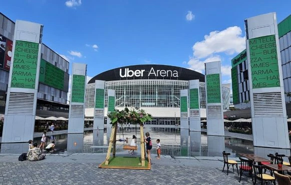 Aufnahme der Uber Arena in Berlin.