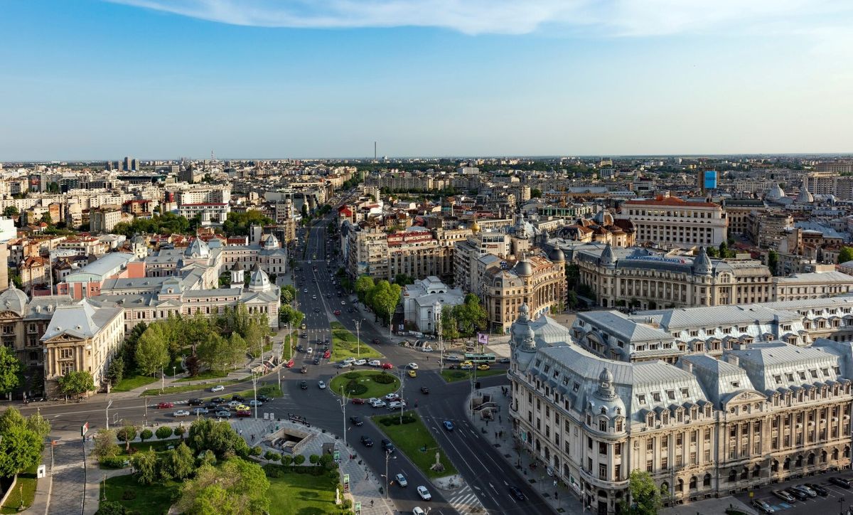Foto der rumänischen Hauptstadt Bukarest