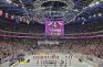 Aufnahme der Eishockey-Weltmeisterschaft 2024.