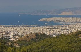 Aufnahme von Athen, Griechenland.