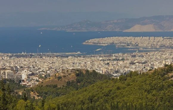 Aufnahme von Athen, Griechenland.