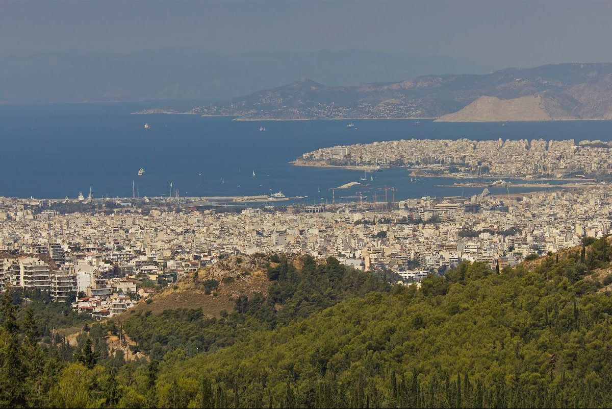 Aufnahme von Athen, Griechenland.