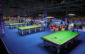 Aufnahme der World Women’s Snooker Championship 2025.